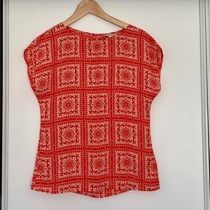 Square top bandanna print